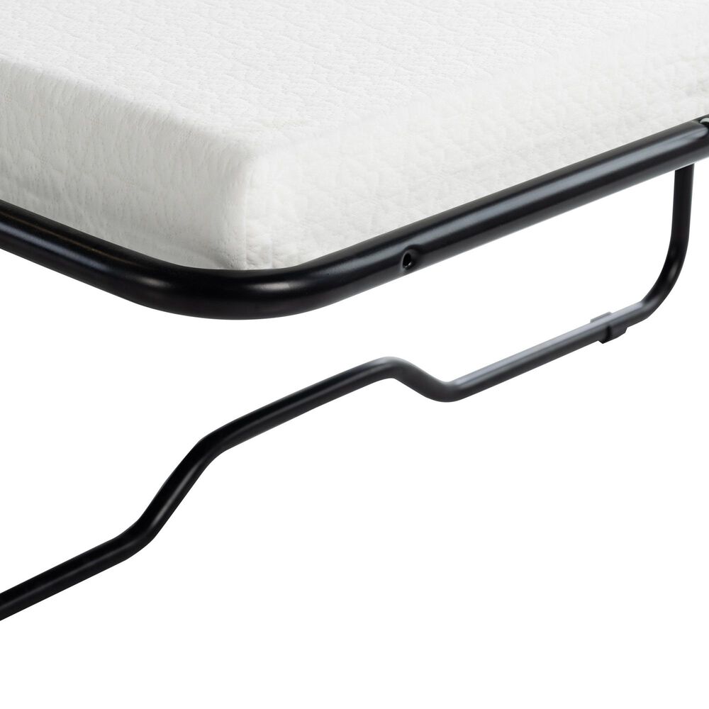 Lifestyle Solutions Drew Twin Loveseat Sleeper with Gray Cushion in Brown, , large