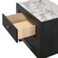 Crown Mark Cadence 4-Piece Queen Bedroom Set in Black and White, , large
