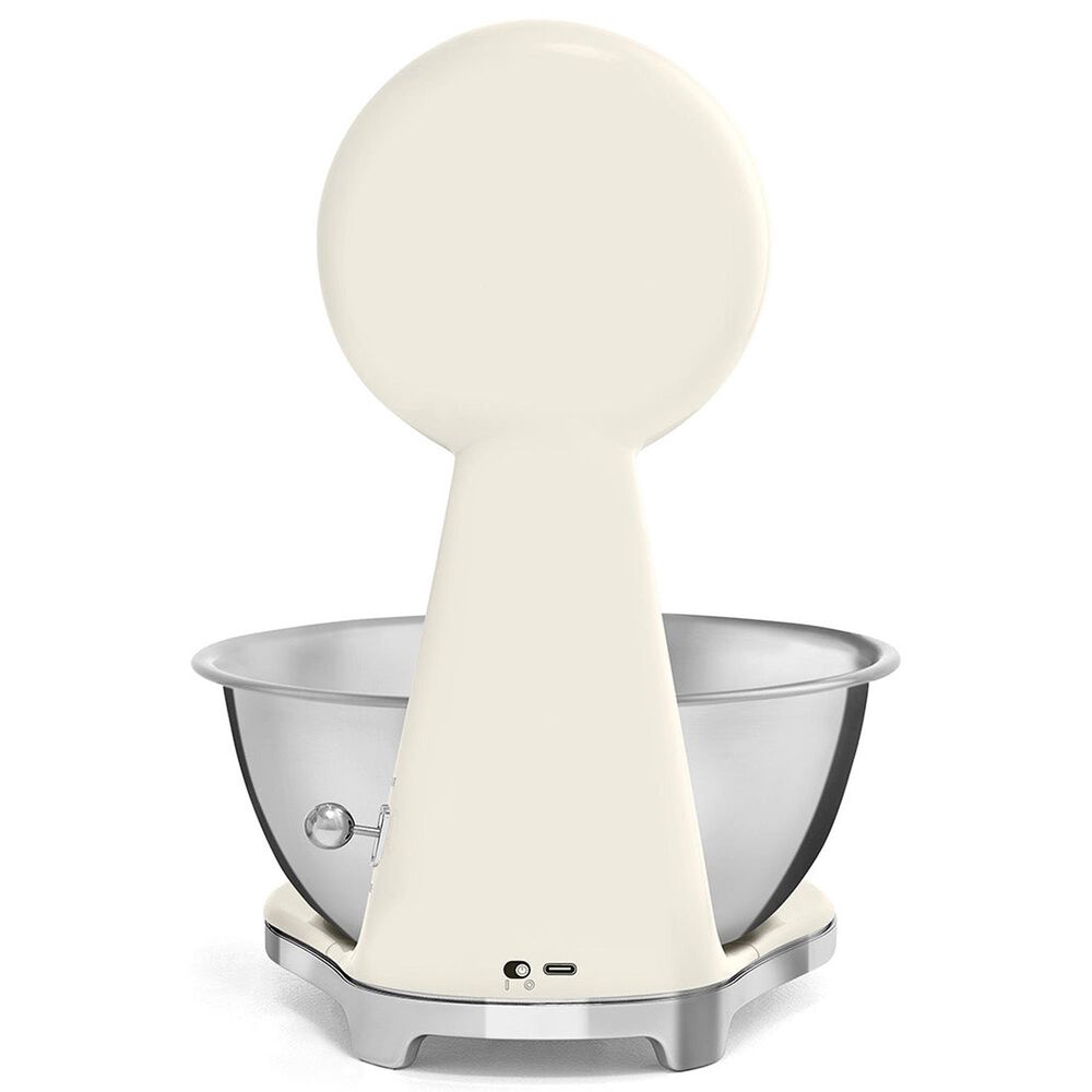 SMEG 50&#39;s Retro Style Kitchen Scale in Cream and Chrome, , large