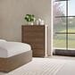 Shannon Hills Cascade Queen Platform Bed in Casual Mink, , large