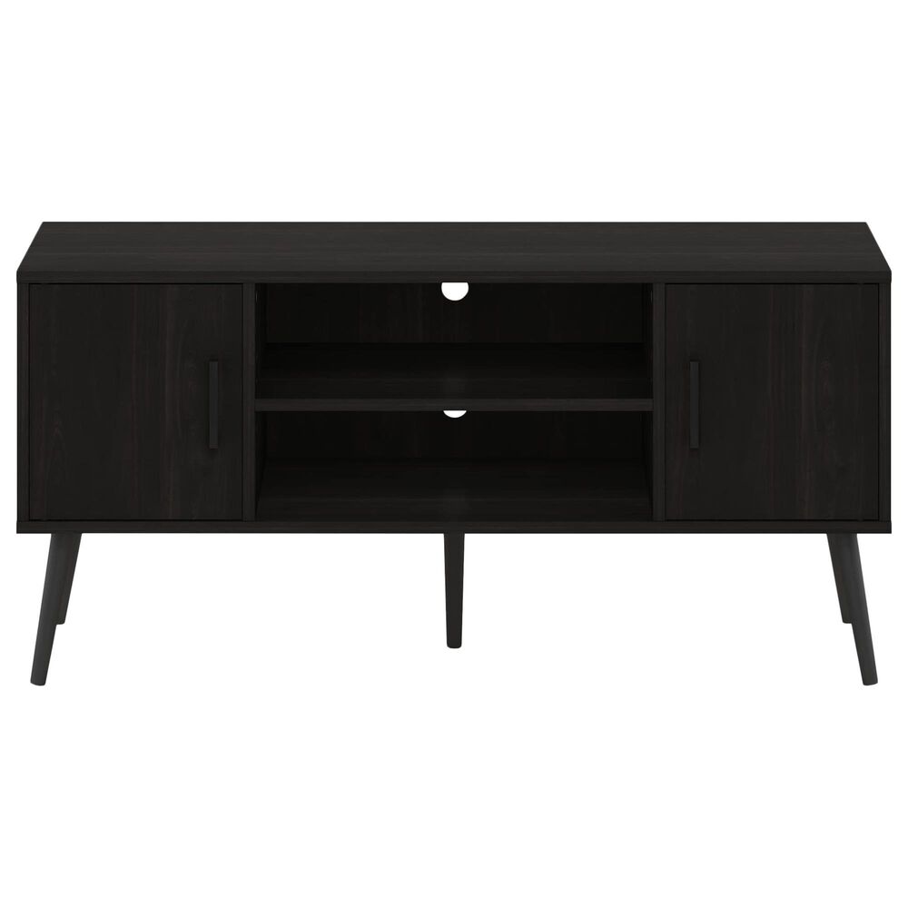 HOMLUX 43.3" TV Stand with 2-Door in Espresso, , large
