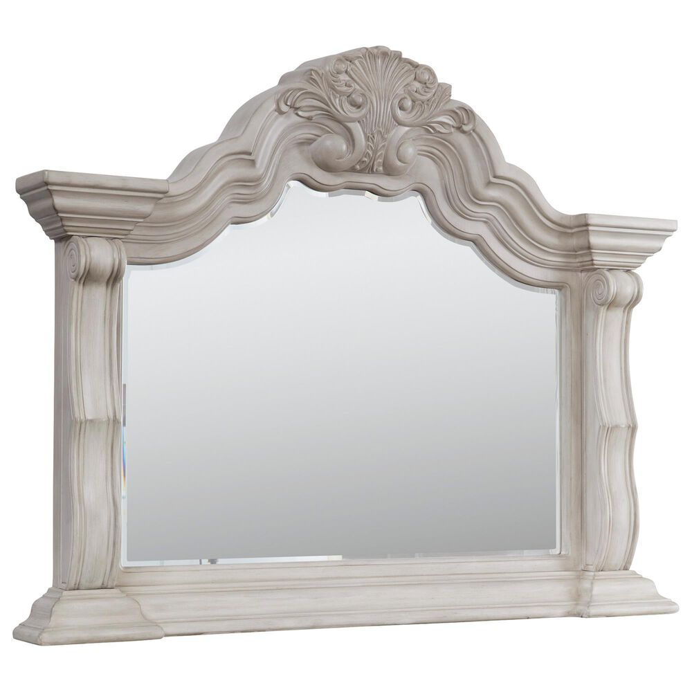 Millenium Bruchandi Dresser Mirror in Antique White, , large