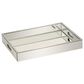Maple and Jade U Select Wooden Rectangle Mirrored Tray in Silver, , large