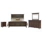 Belle Furnishings Paradise Valley 4-Piece King Bedroom Set in Saddle Brown, , large