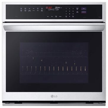 LG 4.7 cu. ft. Smart Single Wall Oven with True Convection, InstaView?®, Air Fry, Steam Sous Vide, PrintProof?® Stainless Steel, , large