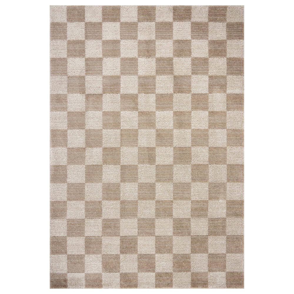 Chris Loves Julia x Loloi Calvin Pebble and Ivory 2"3" x 3"10" Area Rug, , large