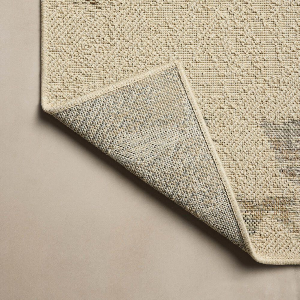 Loloi Saylor Ivory and Bark 8'6" x 12' Indoor/Outdoor Area Rug, , large