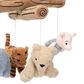 Lambs and Ivy Disney Baby Storytime Pooh Musical Baby Crib Mobile in Gold, Blue and Brown, , large