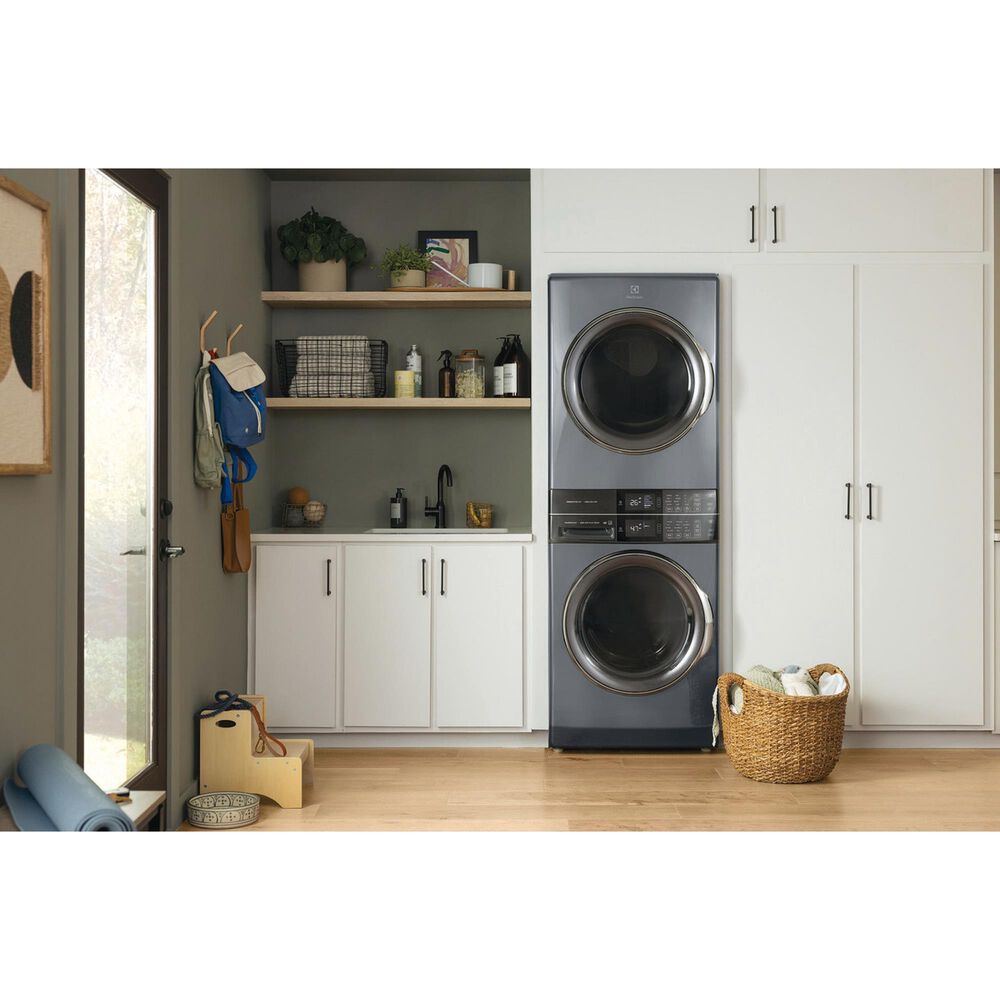 Electrolux 27&quot; Gas Laundry Center in Titanium &amp; Ultimate 800 Stick Vacuum , , large