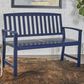 Hearth and Haven Loja Patio Bench in Blue, , large