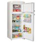 Unique Appliances Classic Retro 7.5 Cu. Ft. Top Freezer Refrigerator in Marshmallow White, , large