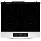 Whirlpool 30" Electric Smart Range in White, , large