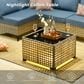HOMLUX 7-Piece Patio Conversation Set in Denim Blue, , large