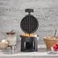 Cuisinart Belgian Round Flip Waffle Maker in Stainless Steel and Black, , large