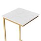 Timberlake C-Table in Gold and White, , large