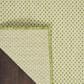 Nourison Courtyard Ivory and Green 8" x 10" Indoor/Outdoor Area Rug, , large