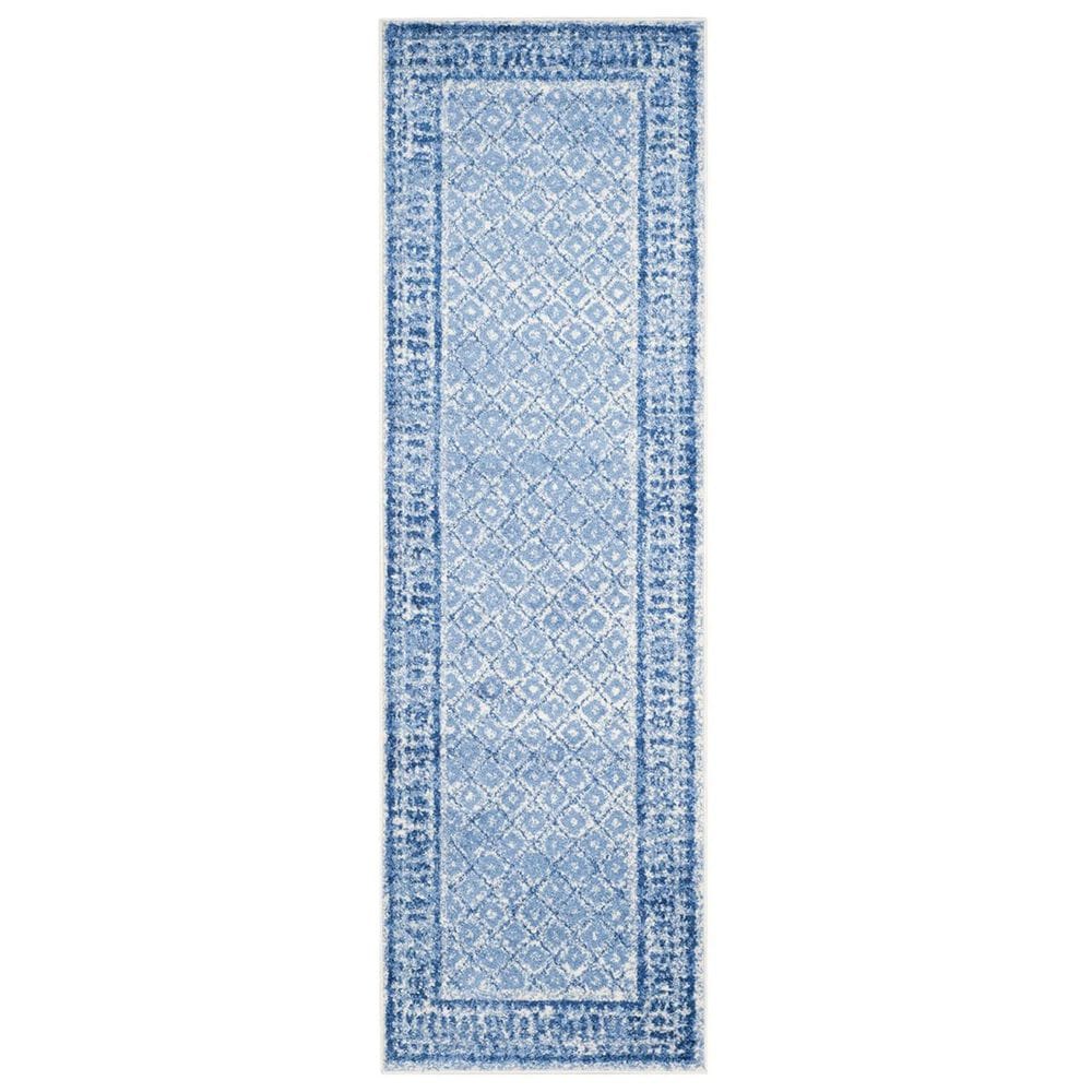 Safavieh Adirondack ADR110D-28 2&#39;6&quot; x 8&#39; Silver/Blue Runner, , large