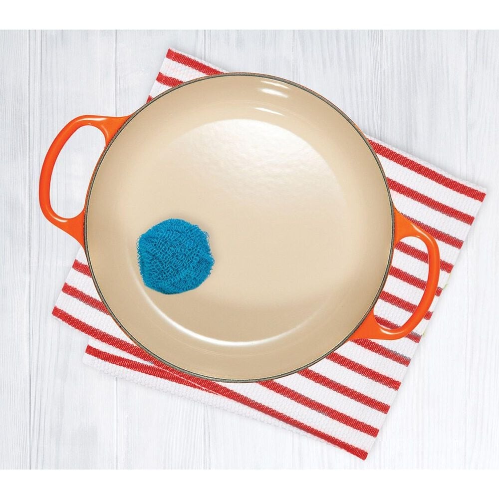 HIC Kitchen Scratch-Resistant Scourer in Red, Orange and Blue, , large