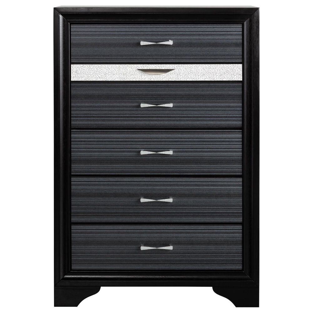 Gunnison Co. Naima 6 Drawer Chest in Black, , large