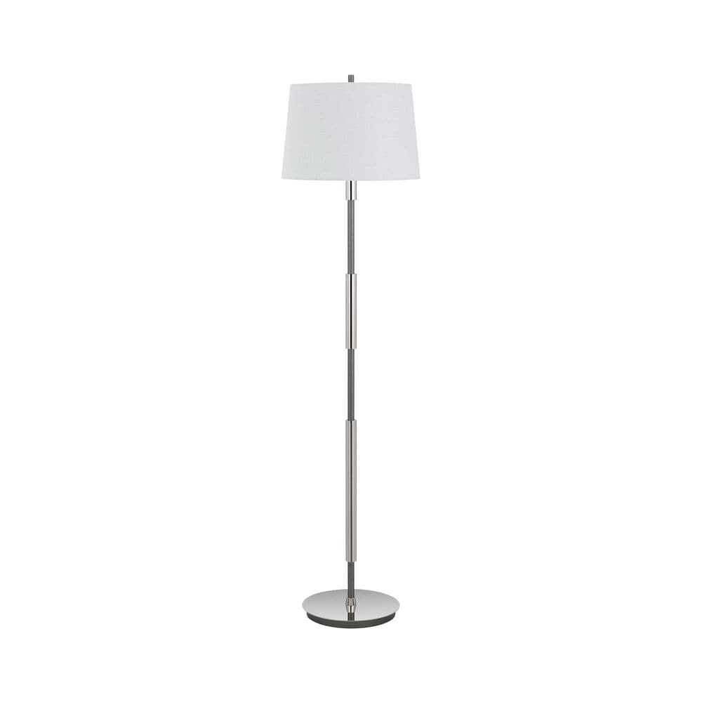 Cal Lighting Ciudad 2 Tone Floor Lamp Chrm, , large