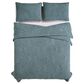Peking Handicraft Mystic Floral 3-Piece King Quilt Set in Teal, , large