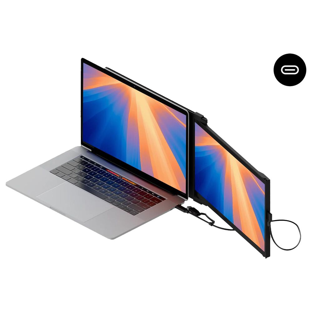 Mobile Pixels 14.1&quot; Duex Max Portable Laptop Monitor in Black, , large