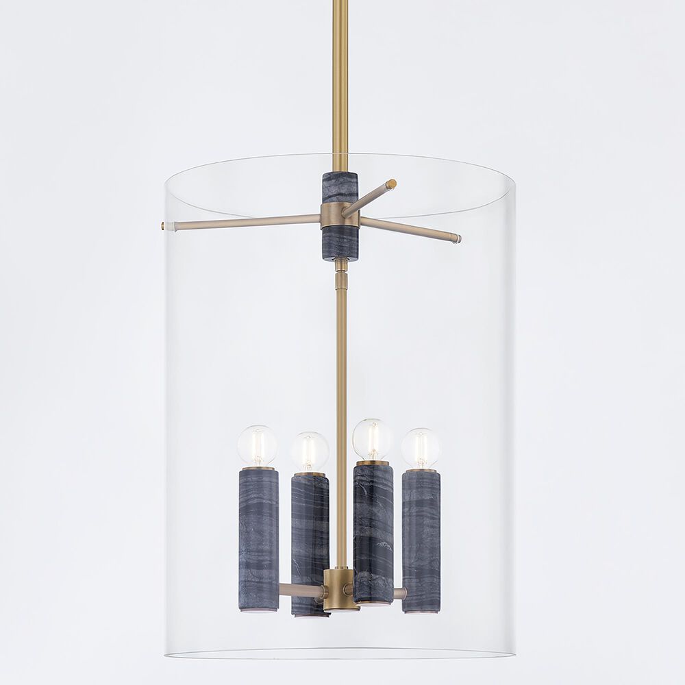 Troy Lighting Adonis 4-Light Lantern in Vintage Brass, , large