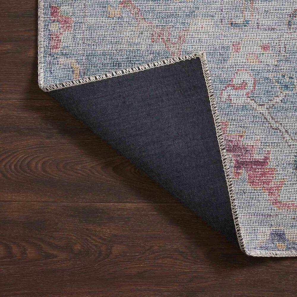 Loloi II Elysium 2&#39; x 5&#39; Denim and Multicolor Runner, , large
