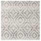 Safavieh Adirondack ADR131C 4" Square Light Grey and Grey Area Rug, , large