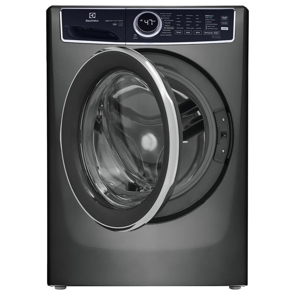 Electrolux 4.5 Cu. Ft. Front Load Washer and 8 Cu. Ft. Gas Dryer Laundry Pair in Titanium, , large