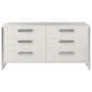 Bernhardt Stratum 6-Drawer Dresser in Mist and Polished Nickel, , large