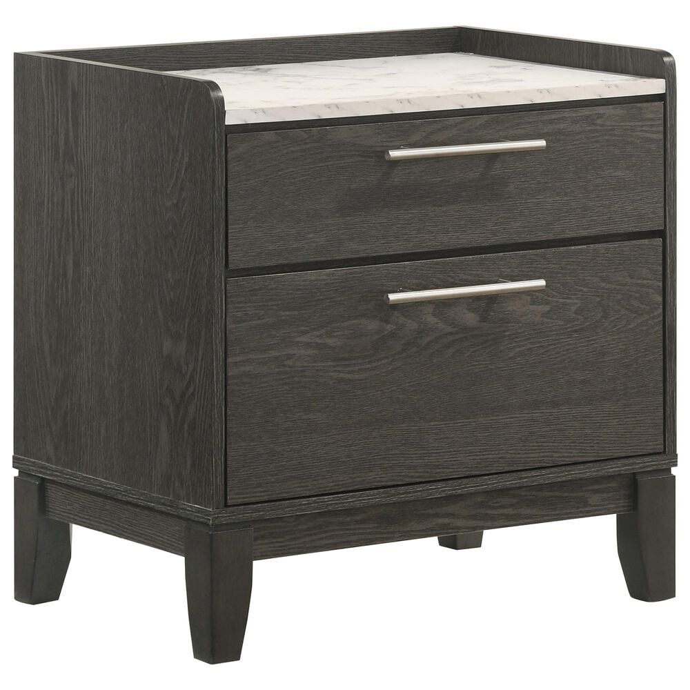 Lifestyle 2 Drawer Nightstand in Dark Gray, , large