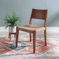 Linon Home Decor Cadence Side Chair with Woven Rope Seat in Brown (Set of 2), , large