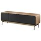 BDI Plume 80" 4-Door Media Cabinet in Walnut and Bronze, , large