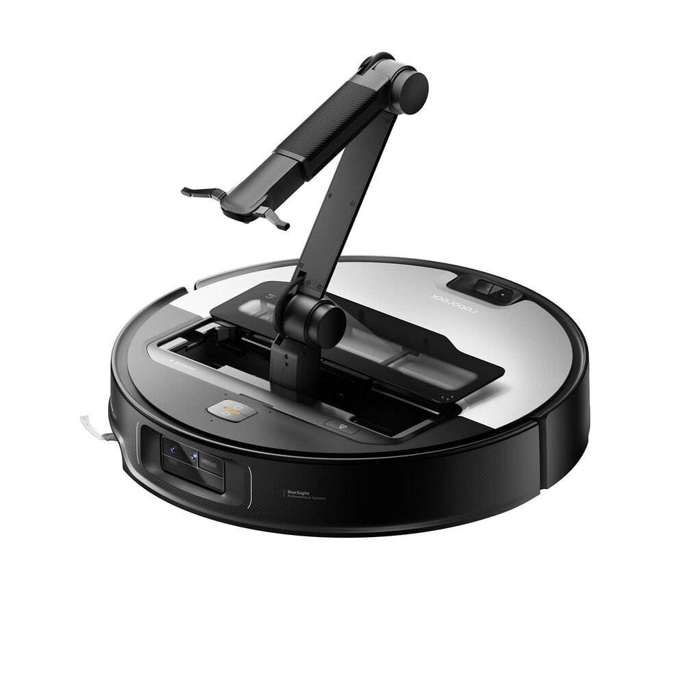Roborock Saros Z70 Robot Vacuum and Mop with OmniGrip Mechanical Arm in Silver, , large