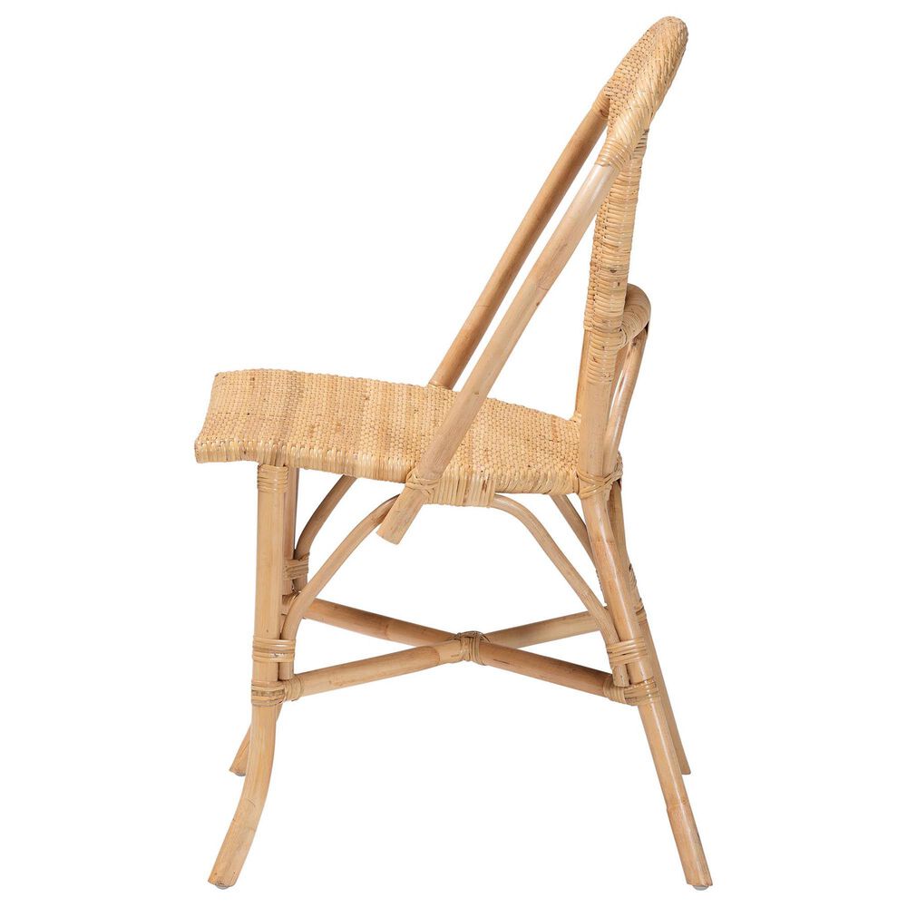 Baxton Studio Jaylyn Side Chair in Natural, , large