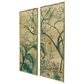 Paragon 17" x 49" Gold Chinoiserie I Wall Decor in Green (Set of 2), , large
