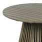 Hearth and Haven Outdoor Round Dining Table in Grey - Table Only, , large