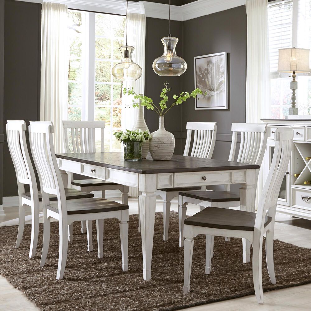 Belle Furnishings Allyson Park Side Chair in White &#40;Set of 2&#41;, , large