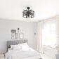 Vaxcel Humboldt 21" LED Ceiling Fan in Black, , large