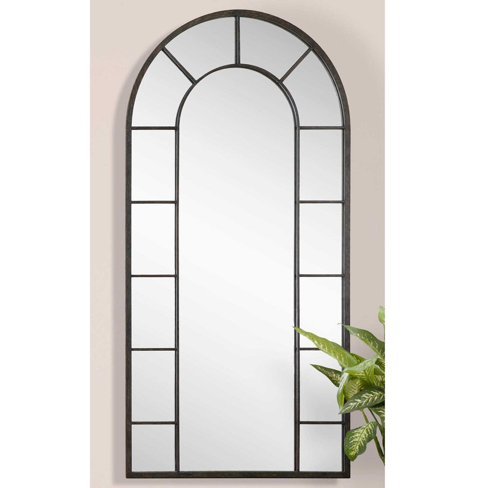 Uttermost Amiel Mirror in Brown Wash and Gold, , large