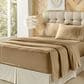 J. Queen New York Royal Fit 4-Piece Full Sheet Set in Tan, , large