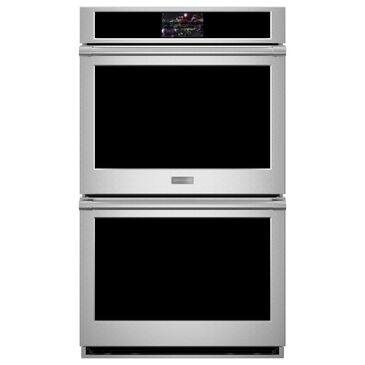 Monogram 30" Smart Electric Convection Double Wall Oven Statement - Stainless Steel, , large