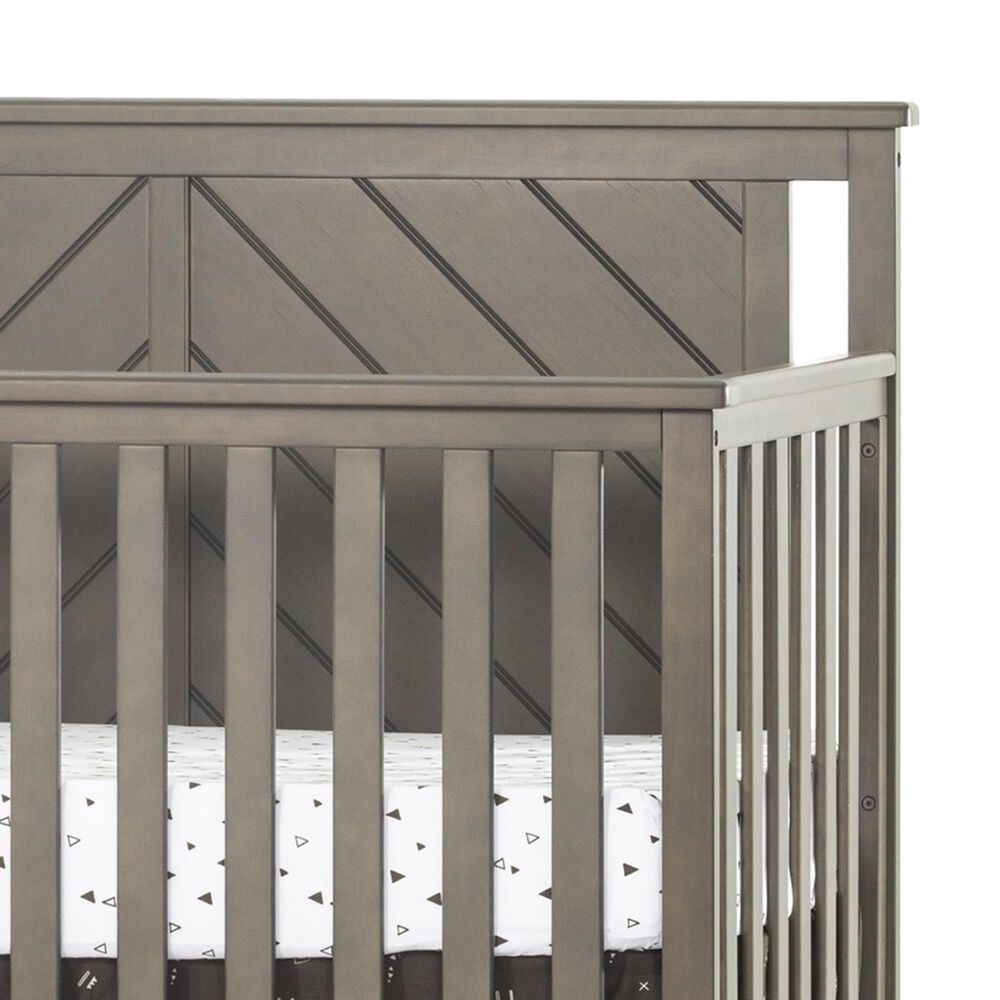 Foundations Worldwide Hampton Flat Top 4In1 Convertible Baby Crib in