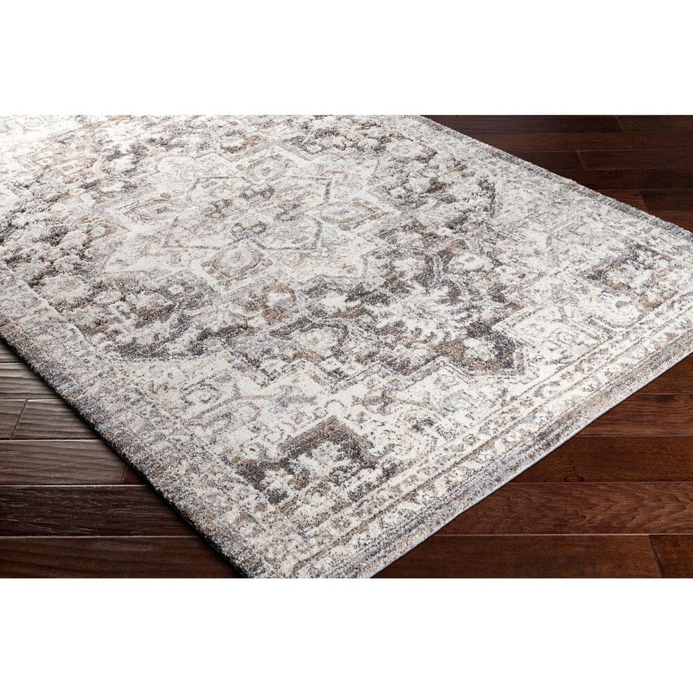 Surya Tuscany TUS-2318 Brown, Charcoal, Light Gray, Light Beige and Cream 12&#39; x 15&#39; Area Rug, , large