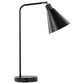 Grandview Gallery Pix Metal Task Lamp with USB in Matte Black and Chrome, , large