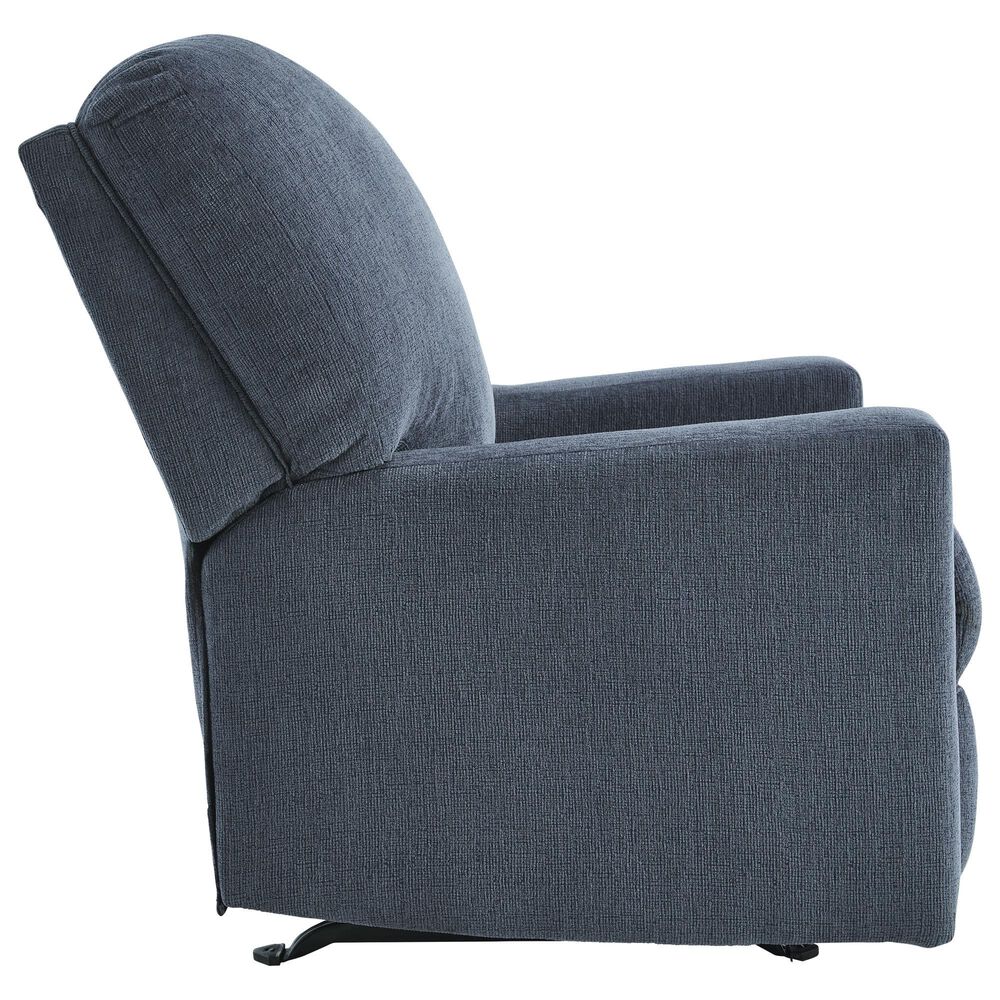Ashley Rannis Manual Rocker Recliner in Navy, , large