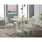 Mayberry Hill Avalanche Counter Height Table in Antique White - Table Only, , large