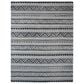 Capel Criss-Cross 9300RS05000800330 5" 0" x 8" 0" Graphite Area Rug, , large