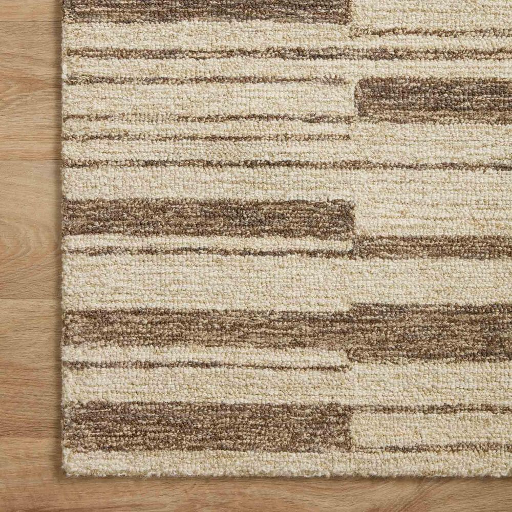 Chris Loves Julia x Loloi Polly 5&#39; x 7&#39;6&quot; Beige and Tobacco, , large